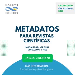 curso metadatos caicyt